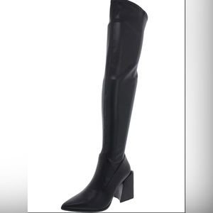 Black Steve Madden knee high boots